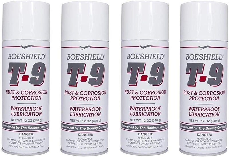 T-9 Rust & Corrosion Protection/Inhibitor and Waterproof Lubrication, 12 oz. (4 Pack)